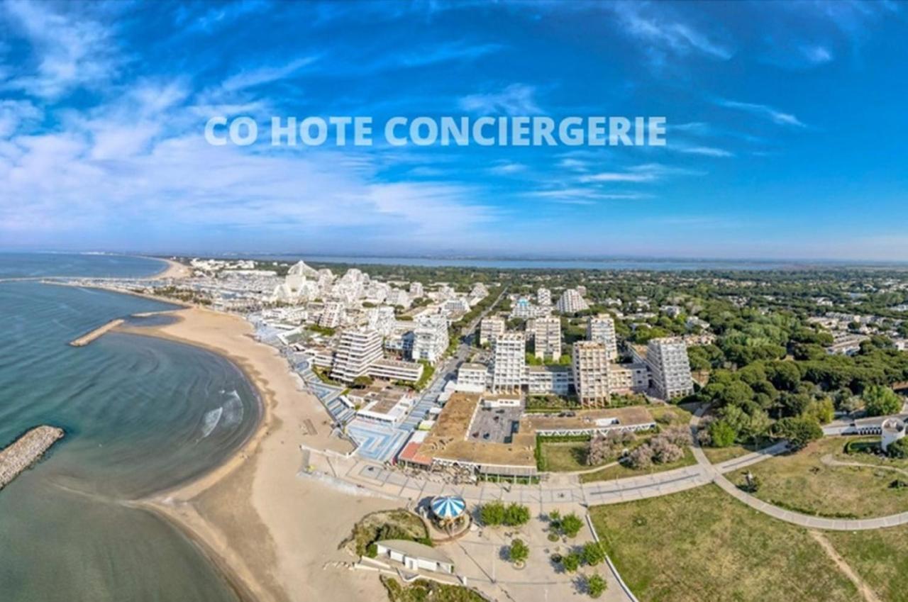 Corail Studio - 2Min Plage Centre Ville - Clim - Wifi - Parking Prive - Ideal Famille - La Grande Motte Екстер'єр фото